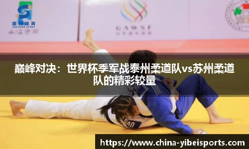 巅峰对决：世界杯季军战泰州柔道队vs苏州柔道队的精彩较量